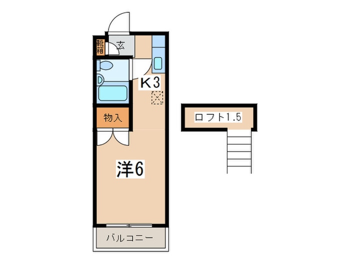 間取り図 ベルシオン白楽