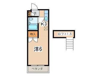 間取図 ベルシオン白楽