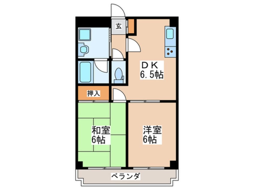 間取図 ルミエ－ル蓮根