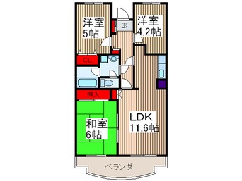 間取図 プランド－ル白幡