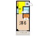 サンローゼ上井草 1Kの間取り