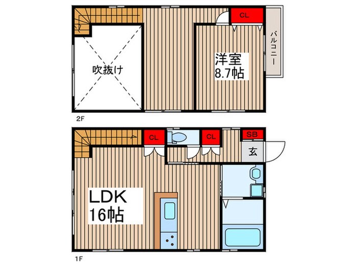 間取り図 メゾンソレイユⅡ貸戸建