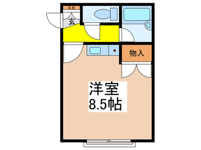 間取図 オレンジコ－ポ