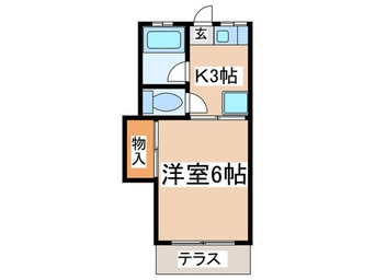 間取図 コーポかおるＡ棟