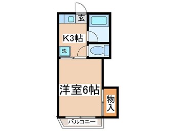 間取図 コーポかおるＡ棟