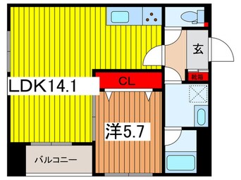 間取図 Hirundo　Court