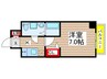 LIME RESIDENCE HIGASHINAKAYAMA 1Kの間取り