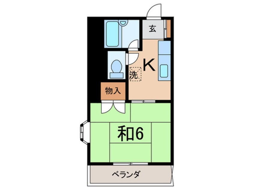 間取図 アトムハイツ小野