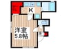 アジュール 1Kの間取り