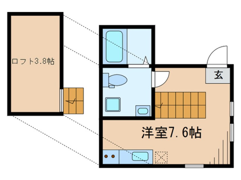 間取図 ダフボーデン国立B棟