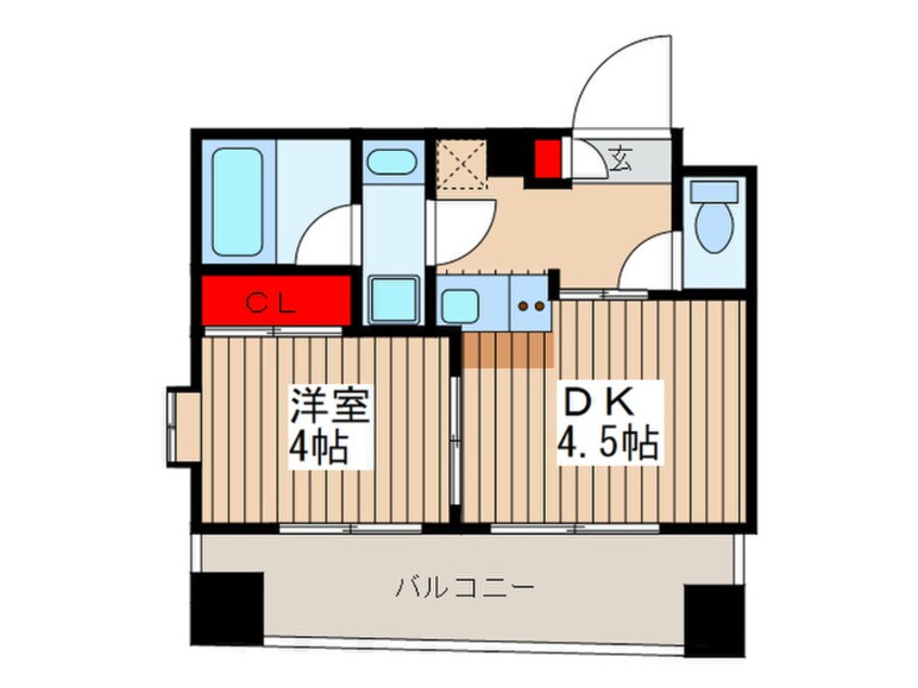 間取図 ガーラ・アヴェニュー浅草