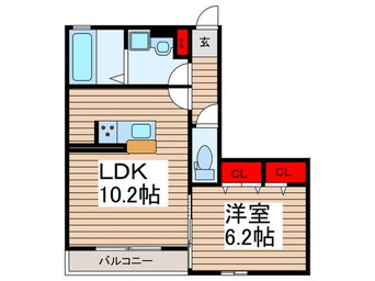 間取図 グレイスA