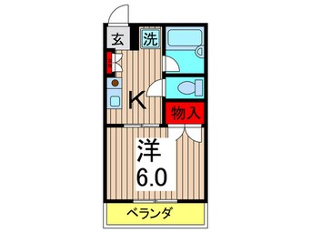 間取図 ｸﾞﾗﾝ･ﾊﾟﾚ西綾瀬