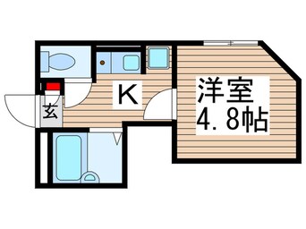 間取図 レクラン五反野