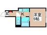 レクラン五反野 1Kの間取り