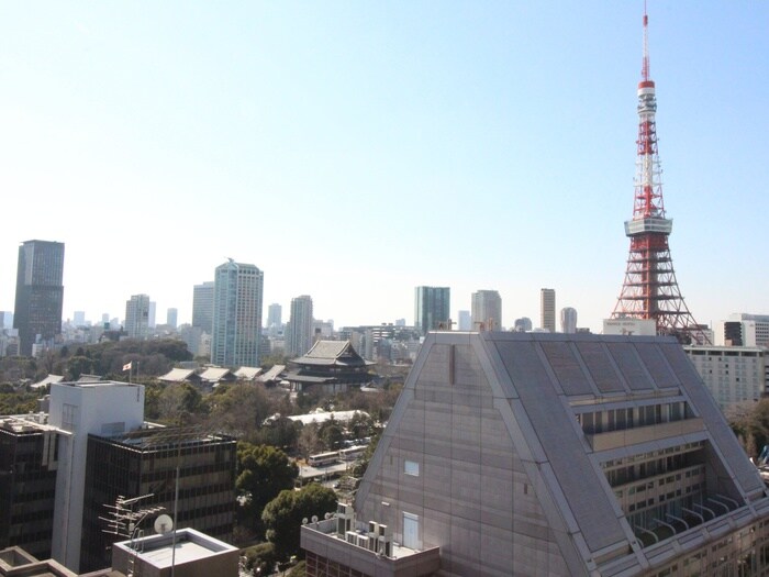 室内からの展望 ア－デン芝公園