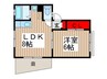 グリーンハイツ南柏 1LDKの間取り