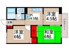 ライトコート国府台 3Kの間取り
