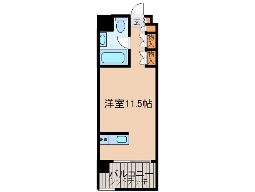 間取図 イプセ学芸大学