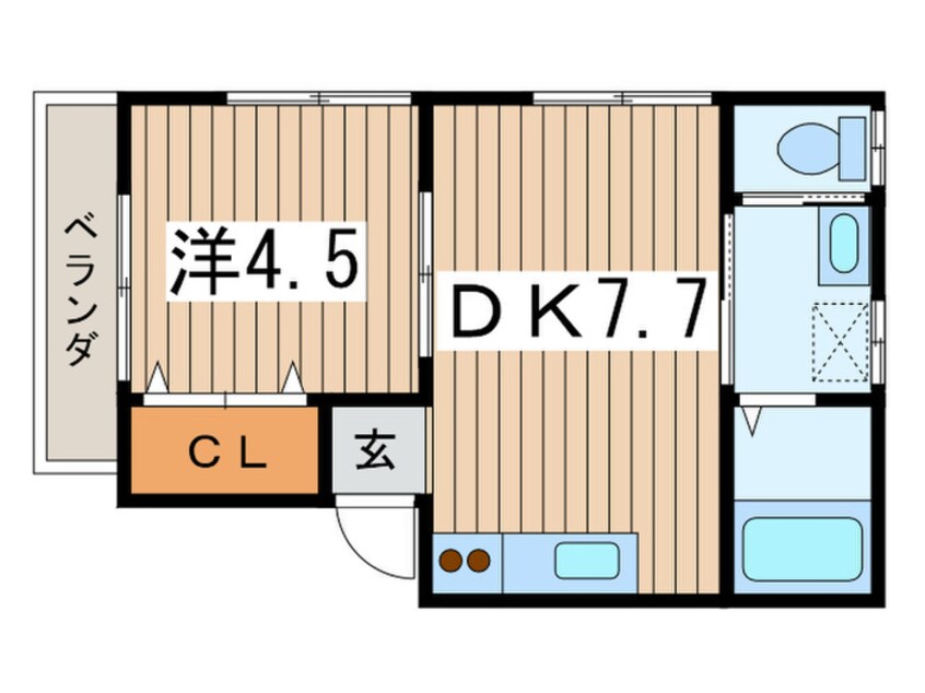 間取図 シ－サイドワン