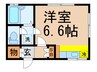 コ－ポ大久保 1Rの間取り