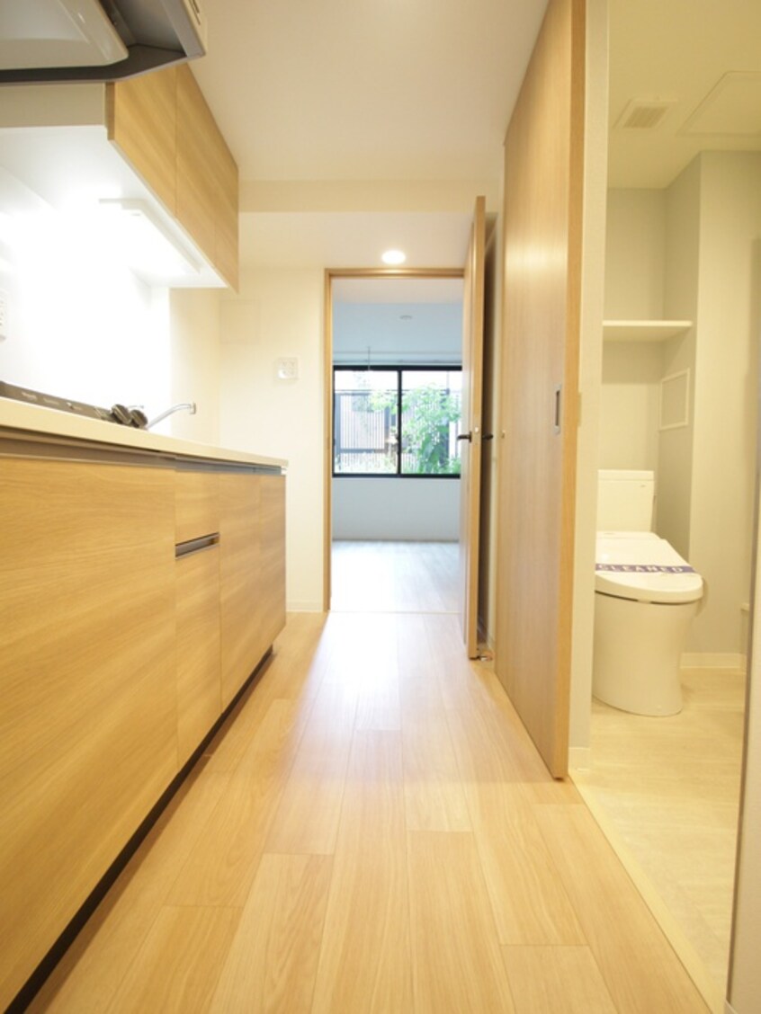 廊下 ラクラス旗の台