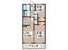 KOTIHaRu　B棟 2LDKの間取り