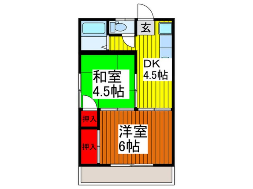 間取図 ベルゾ－ネ喜沢