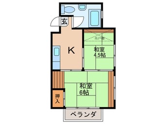 間取図 蓮根城北マンション