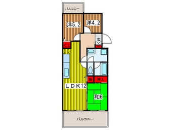 間取図 ブルバール３番館