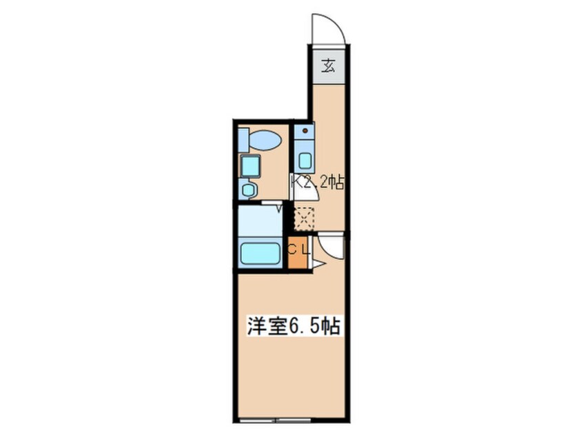 間取図 グラスプラス渋沢