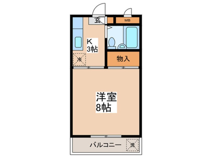 間取図 エスポワ－ル上砂