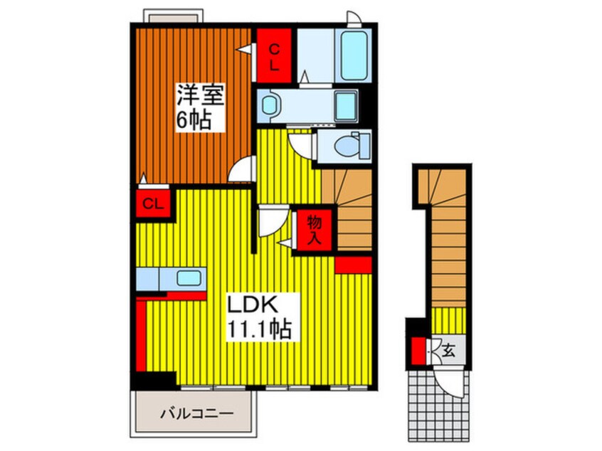 間取図 ｴﾐﾅﾝｽ南町