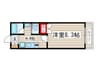 ミューズ南葛西Ⅱ 1Kの間取り