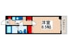 プラ－ジュ新浦安 1Kの間取り