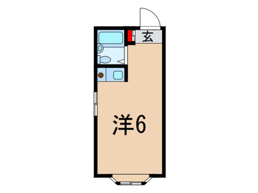 間取図 コンチネンタルハイム中村橋