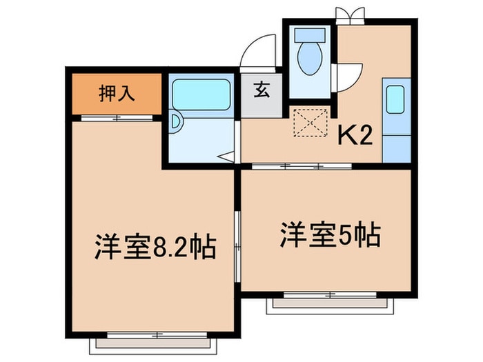 間取り図 松原フラット