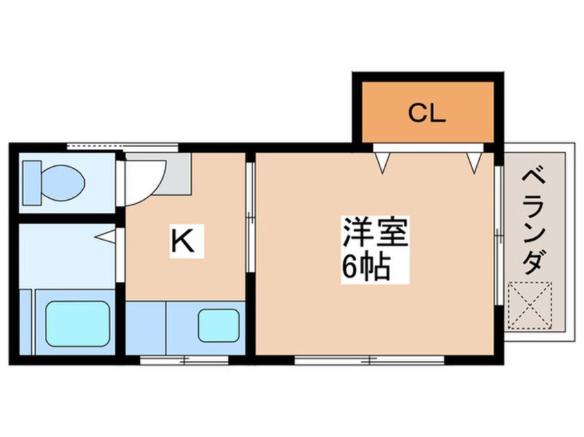 間取図 エルハイツ第２テラジマ