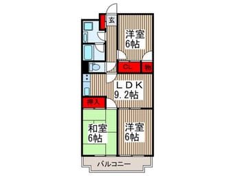 間取図 メゾン黒須