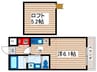 ガレットハウス 1Kの間取り