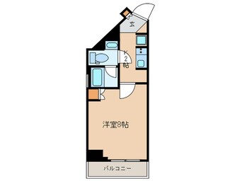 間取図 市谷仲之町ﾋﾞｭｰｱﾊﾟｰﾄﾒﾝﾄ