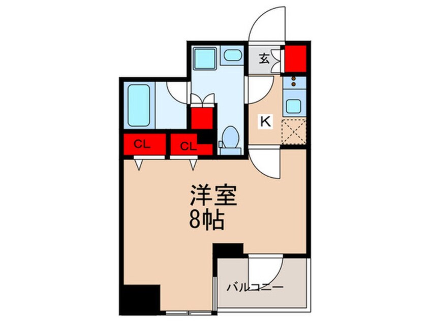 間取図 ジェノヴィア浅草橋Ⅱskygarden