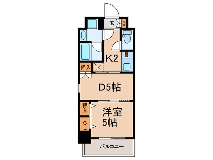 間取り図 日神ﾃﾞｭｵｽﾃｰｼﾞ新宿外苑東通(301)