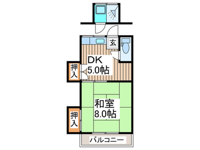 間取図 上原荘