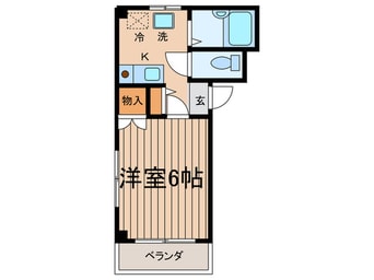間取図 ミレ－ネ新小岩