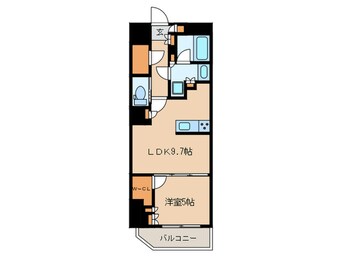 間取図 パークアクシス市谷加賀町