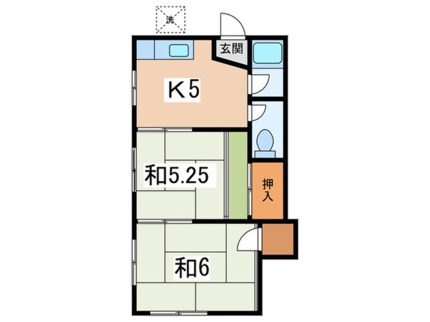 間取図 植田荘