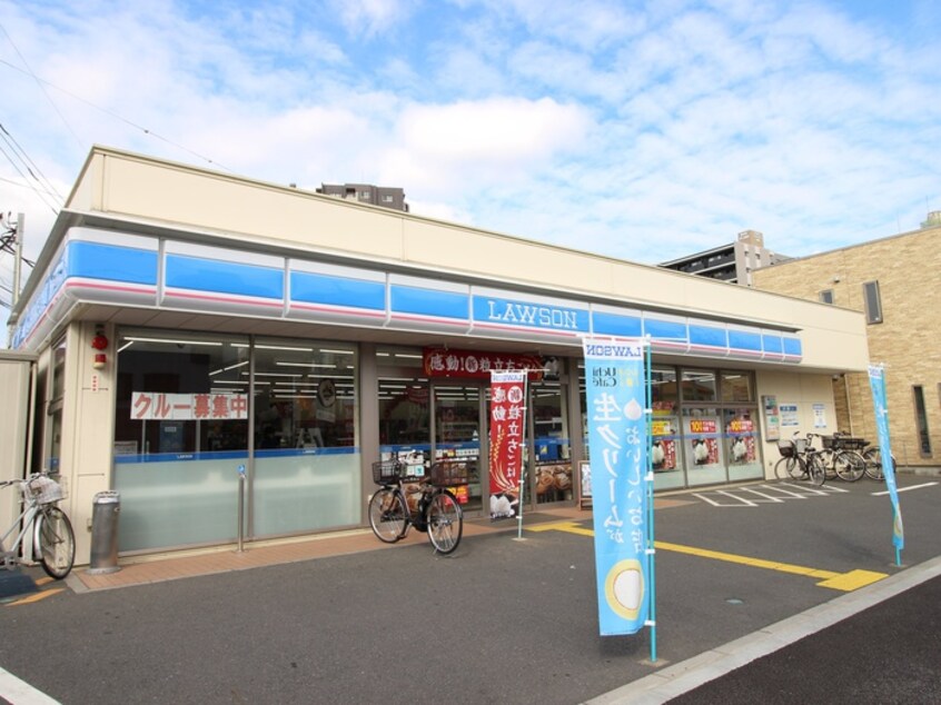 ローソン ふじみ野上福岡一丁目店(コンビニ)まで300m ラウレア上福岡