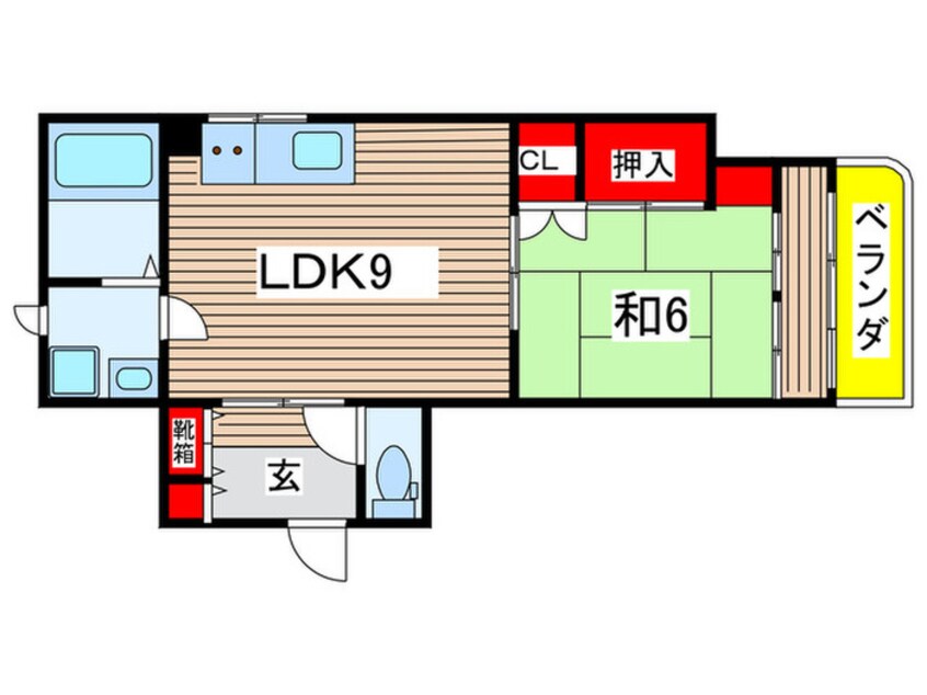 間取図 ファミ－ユKADO1st