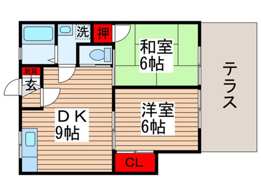 間取図 ドムス塩焼